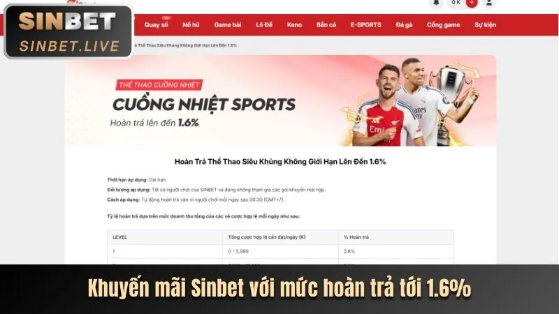 Giao diện ứng dụng ok8 nhà cái trên iOS